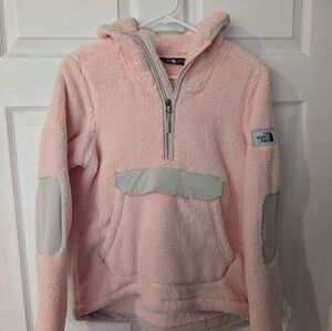 The North Face Women's Light Pink Fleece Hoodie